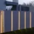 Mur ogrodzeniowy z betonu architektonicznego LAMPA LED