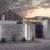 Mur ogrodzeniowy z betonu architektonicznego Diamond line 3D