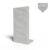 Mur ogrodzeniowy z betonu architektonicznego Diamond line 3D